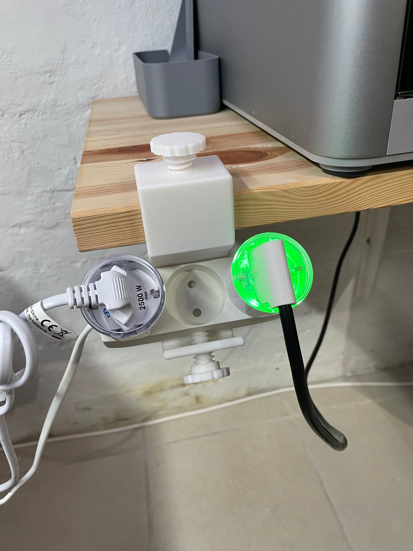Strøm skinne holder Vinklet