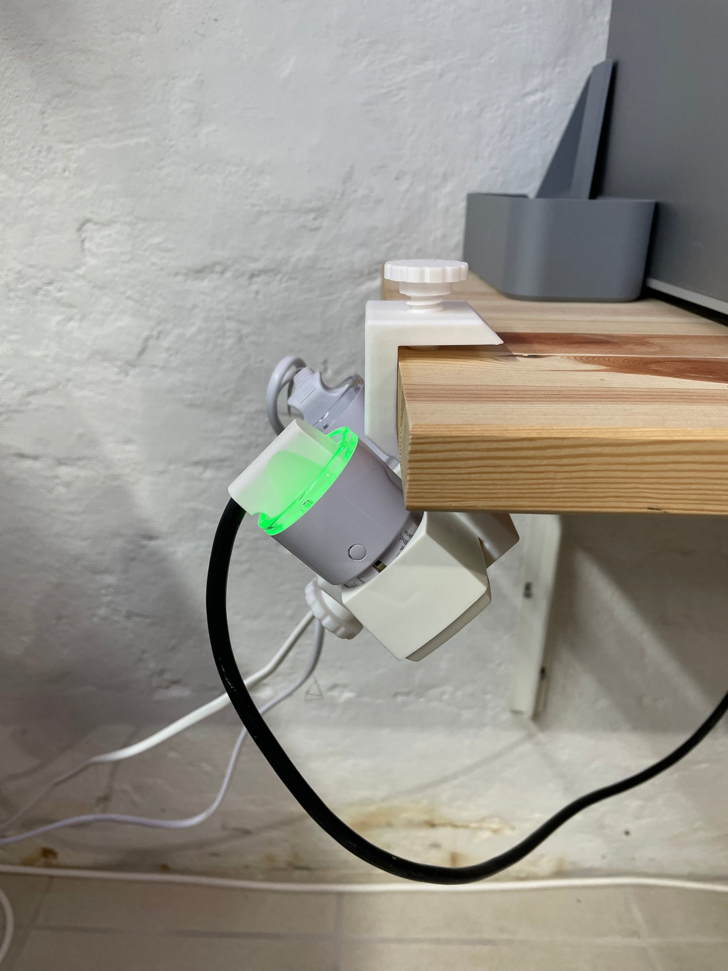 Strøm skinne holder Vinklet