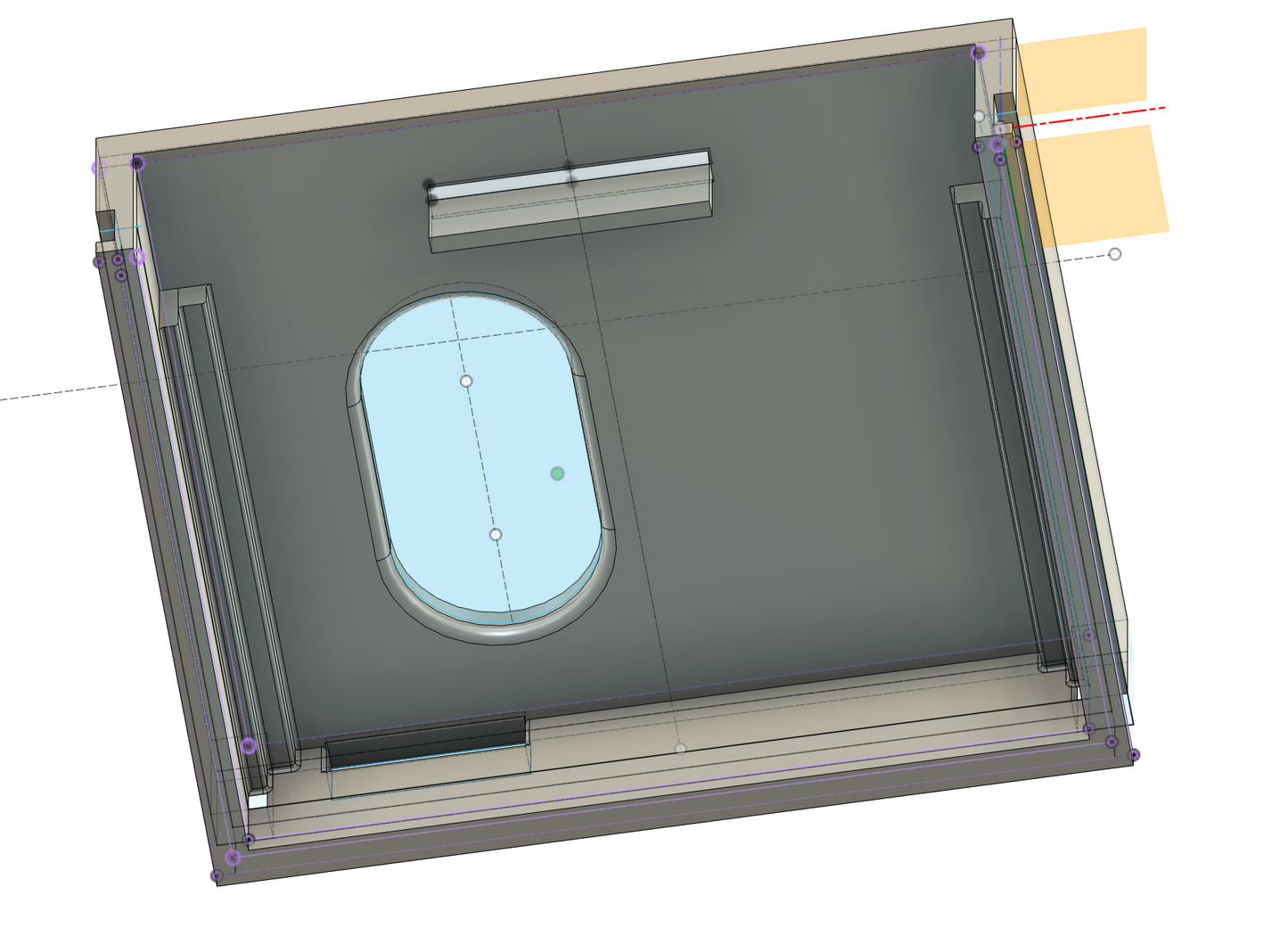 LCD Test Holder for MCI User panel